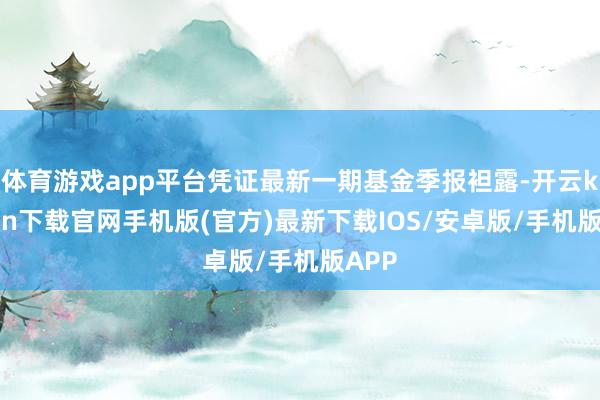 体育游戏app平台凭证最新一期基金季报袒露-开云kaiyun下载官网手机版(官方)最新下载IOS/安卓版/手机版APP