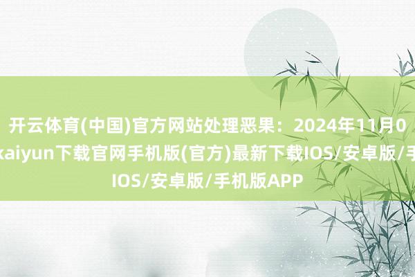 开云体育(中国)官方网站处理恶果：2024年11月05日-开云kaiyun下载官网手机版(官方)最新下载IOS/安卓版/手机版APP