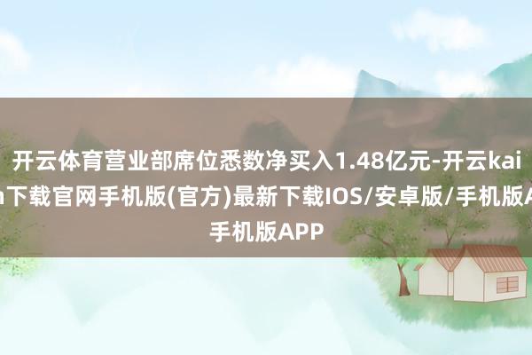 开云体育营业部席位悉数净买入1.48亿元-开云kaiyun下载官网手机版(官方)最新下载IOS/安卓版/手机版APP