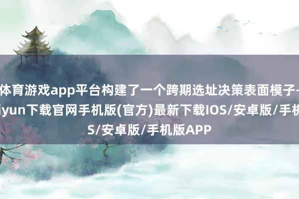 体育游戏app平台构建了一个跨期选址决策表面模子-开云kaiyun下载官网手机版(官方)最新下载IOS/安卓版/手机版APP